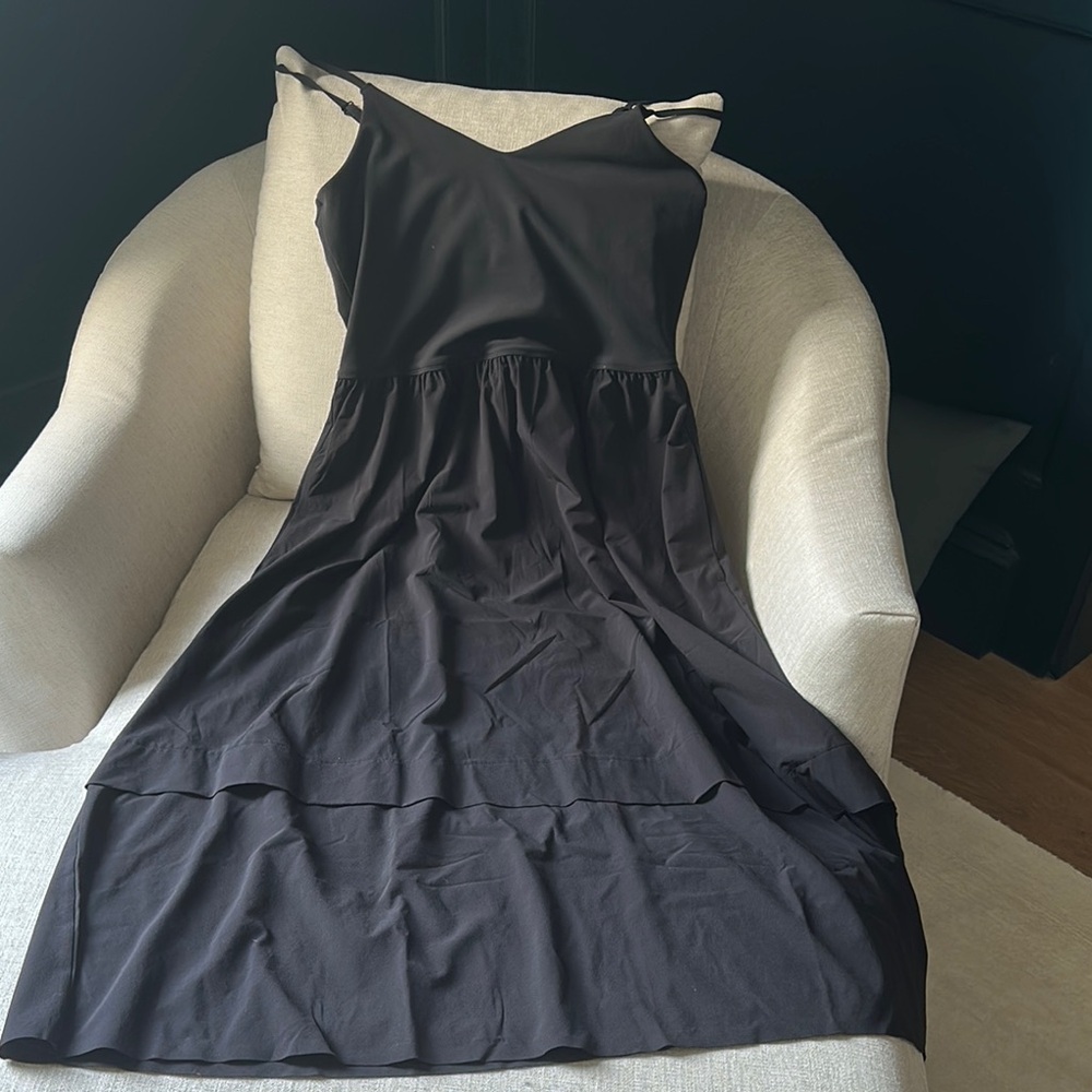 Athleta Black Midi Dress